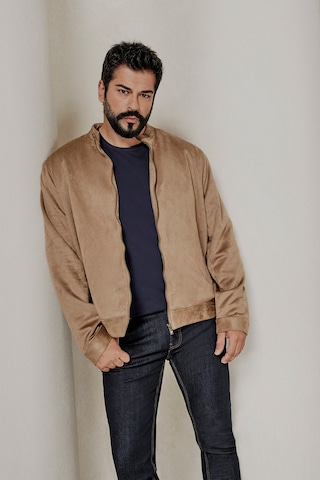 Ac&Co / Altınyıldız Classics Erkek Bej Standart Fit Normal Kesim Dik Yaka Mont Bej