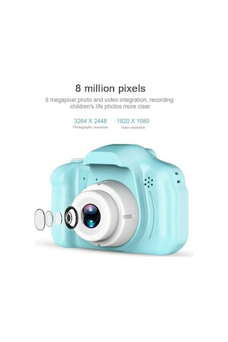 Torima 1080P HD Mini Çocuk Dijital Fotoğraf Makinesi 2.0 Inç Ekran