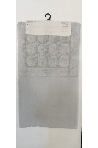 Pamuk Tufting 2'li Klozet Takım,banyo Seti,paspas Seti, Petek G