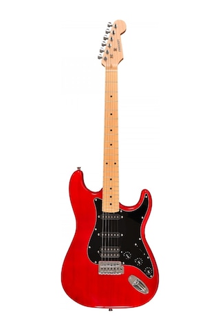 Madison Meg-3trd Elektro Gitar Trans Red Burst Şeffaf Kırmızı