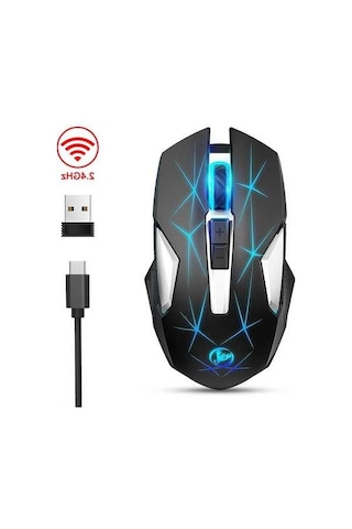 Novahub Usb Kablosuz Hxsj T300 Ergonomik Fare - 3 Dpı Ayarı, 600mah Pil, 7 Tuşlu Optik Mouse Optik