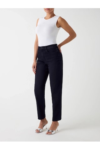 Guess Newy Mom Fit Kadın Jean Pantolon W6ya3jd1544 Siyah