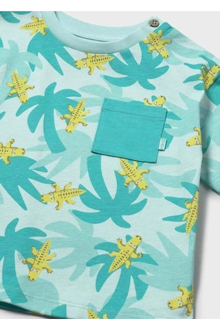Jungle Tshirt 1-4 Yaş Mavi Mavi