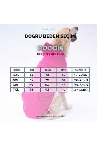 Siyah Kanguru Cepli Orta Büyük Irk Köpek Hoodie- Sweatshirt Büyük Köpek Kıyafeti 18-40 Kg Aralığı Orta Büyük Irklar