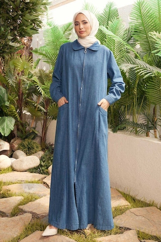Neways 6463-battal Denim Ferace Koyu Mavi Koyu Mavi
