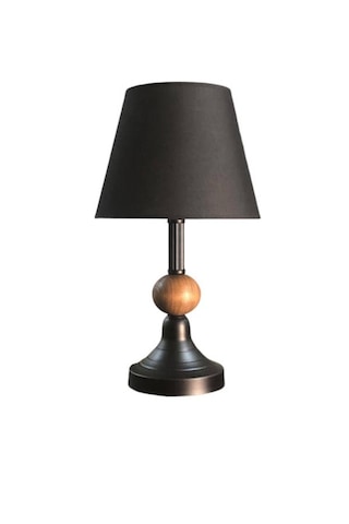 Conıcı Abajur Masa Lambası Siyah