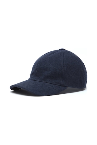 Kip Lacivert %73 Polyester ,%27 Yün Sapka Lacivert