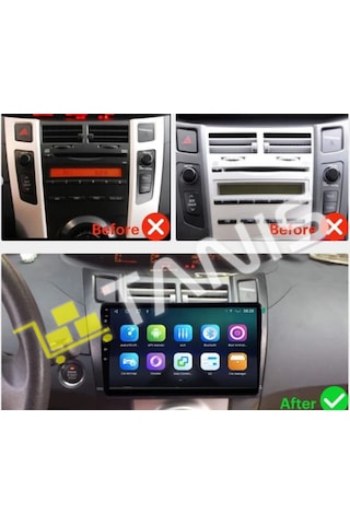 Toyota Yaris 2005-2012 Android Multimedya Carplay