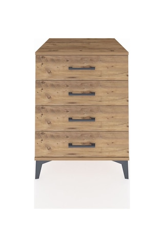 Kronos Komodin 4 Çekmeceli 60x59x80 Çam-çam Çam
