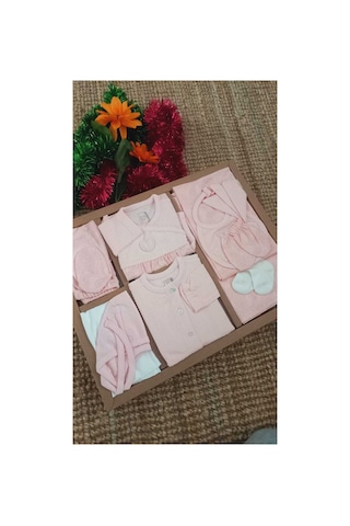Caramell Barbosa 10'lu Hastane Çıkışı Kız Bebek Şık Model Pembe
