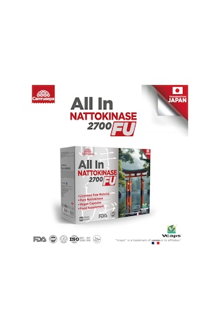 Camrusepa All In Nattokinaz 2700 Fu 60 Kapsül