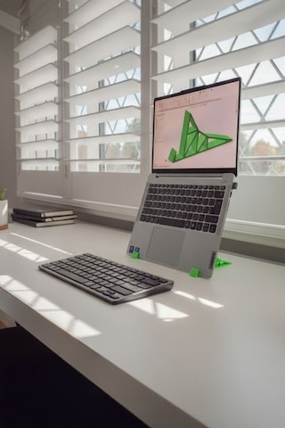 Ergonomik Laptop Standı Yeşil