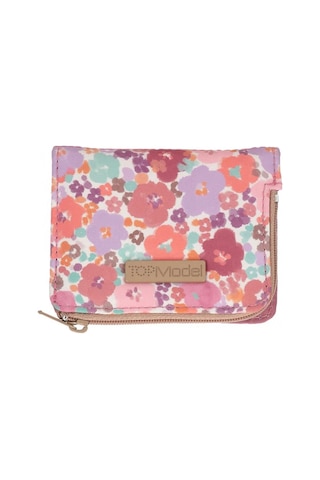 Top Model Cüzdan Çiçek Desenli