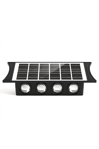 Panther Solar 8 Ledli Çift Yönlü Dekoratif Duvar Apliği Çift Renkli 2 Adet