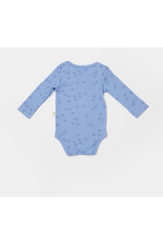 BabyCosy Organik Modal Fil Baskılı 2 Li Uzun Kollu Badi 001