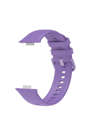 Huawei Watch Fit 3 Band Serisi Klasik Kordon Silikon Strap Kayış-pembe