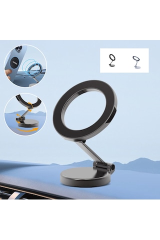 Mıknatıslı Katlanır Manyetik Araba İçi Magsafe Cep Telefonu Tut