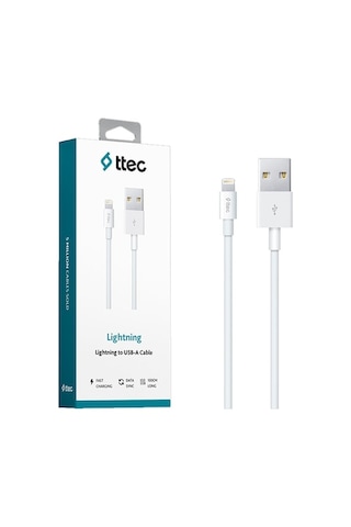Ttec Apple iPhone Uyumlu Lightning Usb Şarj Data Kablosu 2Dk7508B