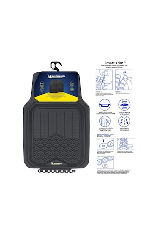 Michelin Mc34594 Tüm Araçlara Uyumlu 2 Parça Üniversal 3d Havuzlu Oto Paspas Fr Mc34594