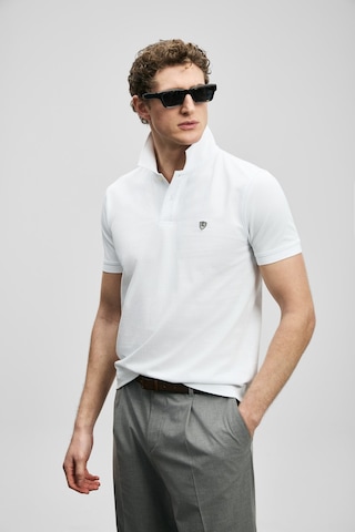 Lufian Laon Erkek Polo Yaka T-shirt 111040230 Beyaz