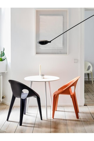 Magis Bell Chair 4 Set Sandalye Geri Dönüştürülebilir Malzeme, Konstantin Grcic'in Ikonik Tasarımı Midnight