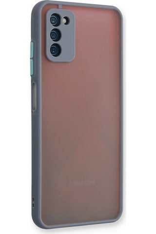 Cosmotex Newface Samsung Galaxy Uyumlu A03s Kılıf Montreal Silikon Kapak - Gri