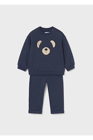Mayoral Erkek Bebek Lacivert Sweat Pantolon Takım 2597 Lacivert