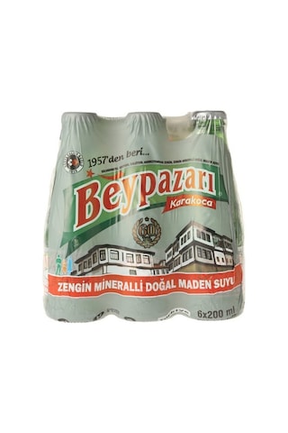 Beypazarı Sade Maden Suyu 6 x 200 ML Beypazarı Sade Maden Suyu 6 x 200 ML