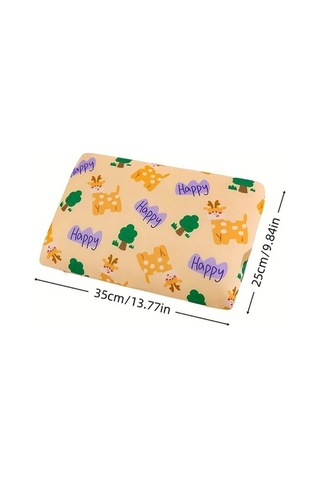 Trendooze Yaz Mini Yastık Sunshine022 Orange Kahverengi Yumuşak Makinede Yıkanabilir Ofis Kamp Seyahat Açık Kahverengi Açık Kahverengi