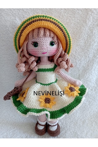 Amigurumi Melis Bebek Çok Renkli