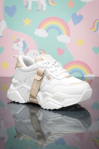 Dark Seer Kids Ds K 2051 Sneaker 2025 Kız Çocuk Beyaz-bej