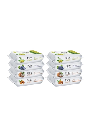 Pure Baby Wipes Islak Havlu Mendil 50 Yaprak 8 Li Set (400 Yaprak