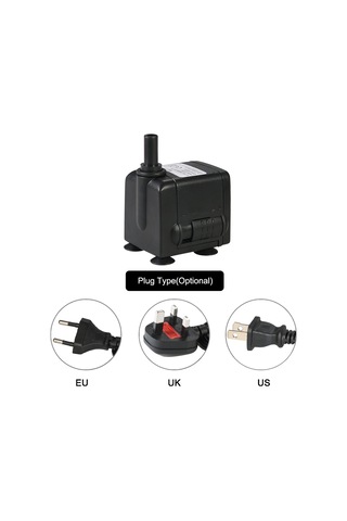 Yaozixa 6w Sıvı Altı Pompa Akvaryum Bahçe Su Fontanı 450l/h Akış Hızı Ip68 Su Geçirmez Sm-377 Avrupa Standartı