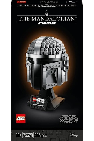 LEGO® Star Wars™Mandalorian Kaskı - 75328 Yetişkinler İçin Model Yapım Seti (584 Parça)