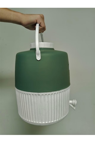 10 Lt Piknik Termos 1002 Super Picnic Cooler Jug Yeşil