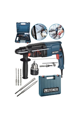 Steiner Alman 3000 Watt Darbeli Matkap Kırıcı Delici Hilti + 1 Ad