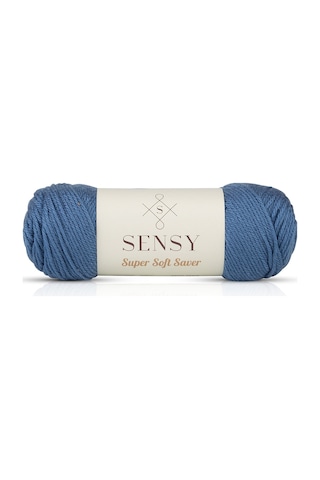 Premium Super Soft Saver El Örgü Ipi Hırka Kazak Bere Ipliği Battaniye Ev Dekorasyon Ip Mavi