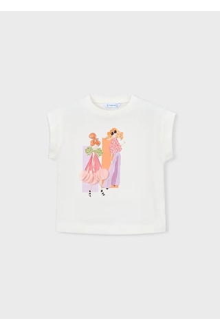 Mayoral Kız Çocuk T-shirt 3005 Turuncu