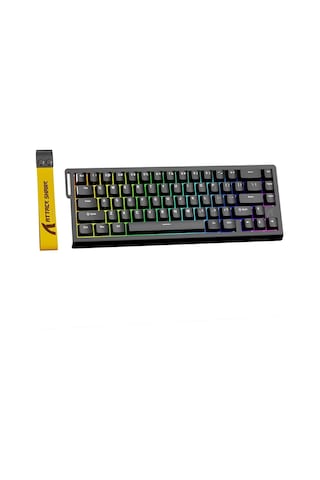 Attack Shark X68 He Hall Effect Rapid Trigger Mekanik Klavye Manyetik Switch Siyah