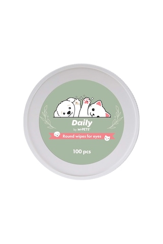 M-pets Daily Kedi Ve Köpek Göz Çevresi Temizleme Pedi 100lü