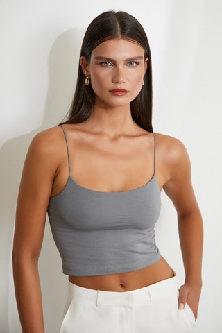 Lastik Askılı Top Gri Gri