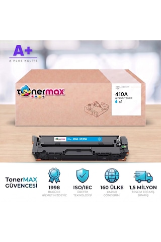 Hp 410a Cf411a Mavi Uyumlu Toner A Plus / Color Laserjet Pro M452 / M477 / M377