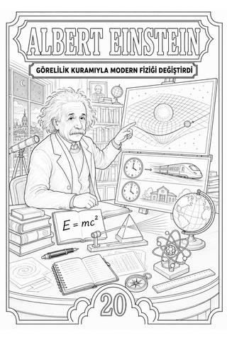 İnsanlığa İz Bırakan 100 İnsan Boyama Kitabı