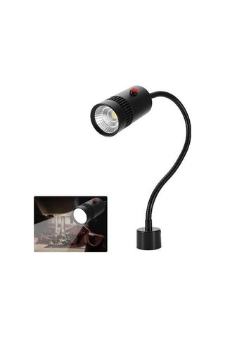 Fortunelane 7'lik Led Çalışma Lambası, Manyetik Tabanlı, 360 Esnek Boyun, Yüksek Parlaklık, Alüminyum Gövde, Ip44 Su Geçirmez, En Diğer