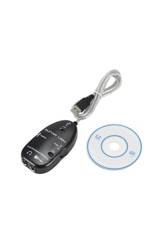 Geeksen Usb Arayüz Bağlantı Kablosuna Adaptör Veya Pc/bilgisayar İçin Kaydedici Bağlantısı Siyah