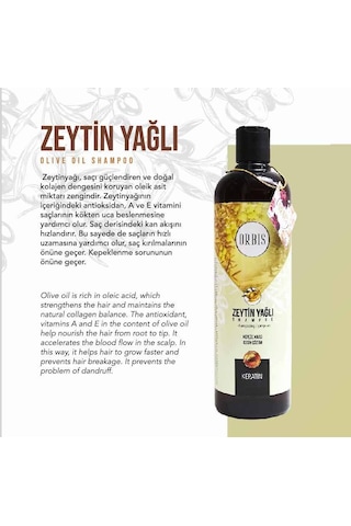 Orbis Zeytinyağlı Keratin Katkılı Ve İpeksi Etki Şampuan 700 ML