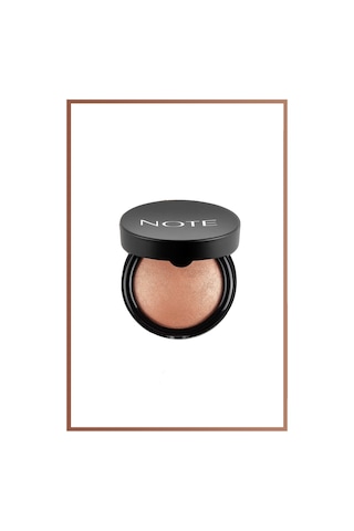 Note Cosmetique Baked Blusher Işıltılı Fırınlanmış Toz Allık - 01 Pleasure