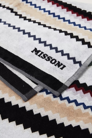 Missoni Home Curt Plaj Havlusu, Pamuklu, Zikzak Desenli, Şık Bej L - Xl