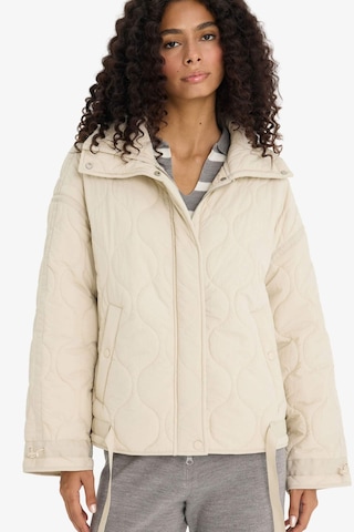 Defacto Su Geçirmez Regular Fit Çıtçıtlı Fermuarlı Kapitoneli Mont F3184ax25wner128 Ekru