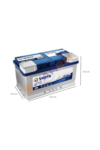 Varta 12V 75Ah Amper 730A E46 Start-Stop Efb Akü
